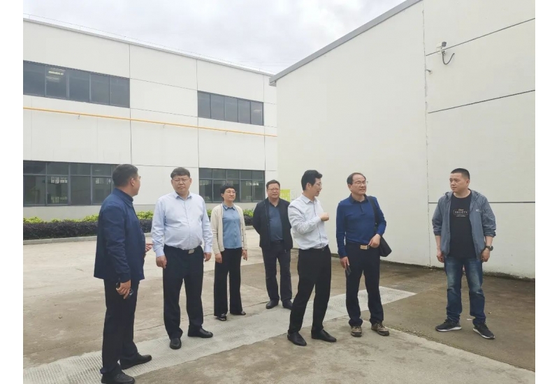 安徽阜南县副县长王磊一行莅临cq9电子平台网站考察交流